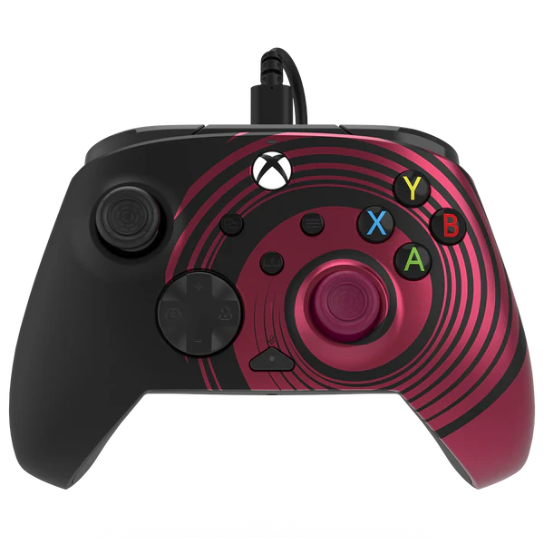 PDP Xbox Series X|S & PC Ruby Swirl REMATCH Wired Controller